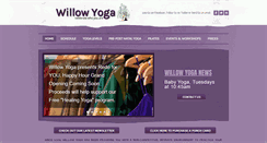 Desktop Screenshot of news.willowyoga.com